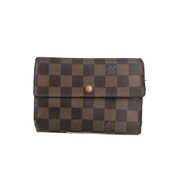 LOUIS VUITTON Damier Portfeuille Sarah Trifold Wallet - Picture 1 of 10